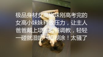 极品身材女高嫩妹刚高考完的女高小妹妹释放压力，让主人爸爸戴上项圈狗链调教，轻轻一碰就湿的一塌糊涂！太骚了