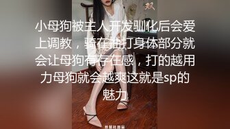 小母狗被主人开发驯化后会爱上调教，骑在抽打身体部分就会让母狗有存在感，打的越用力母狗就会越爽这就是sp的魅力